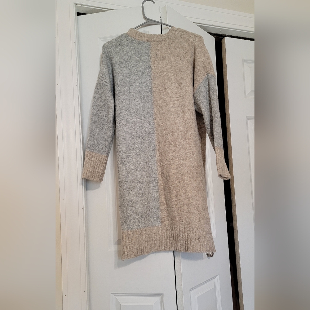 Color Block Sweater Dress